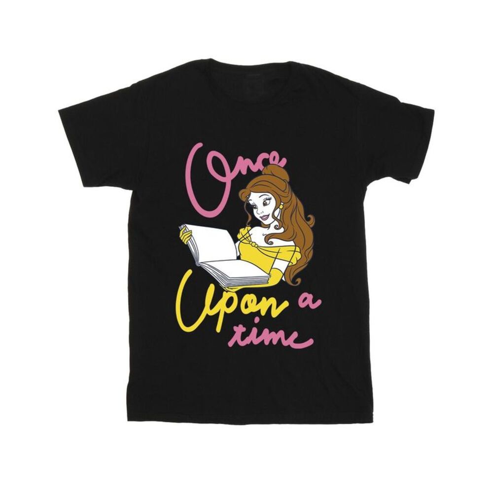 Beauty And The Beast Boys Once Upon A Time Belle T-Shirt / Black